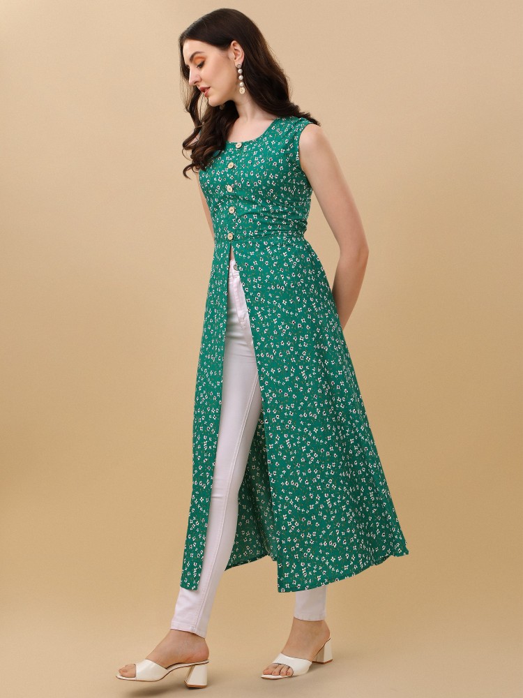 Front slit kurti clearance flipkart