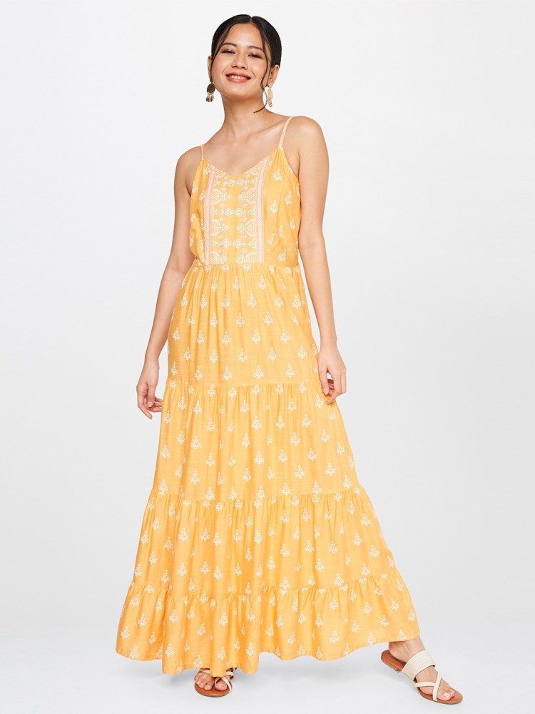 GLOBAL DESI Women Fit and Flare Yellow Dress Buy GLOBAL DESI Women Fit and Flare Yellow Dress Online at Best Prices in India Flipkart