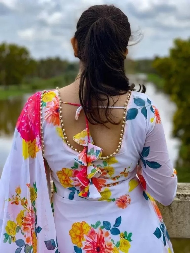 Aarohi Fashion Women Ethnic Dress Beige Dress - Buy Aarohi Fashion