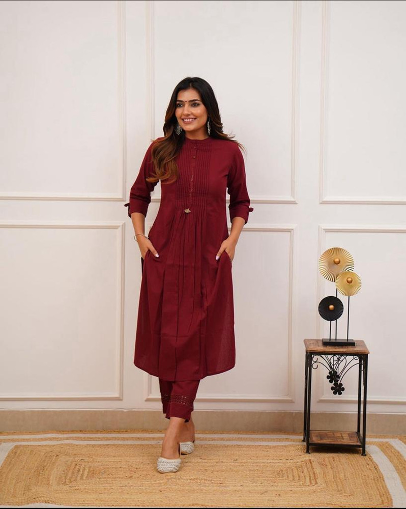 solanki fashion Women A line Maroon Dress Buy solanki fashion Women A line Maroon Dress Online at Best Prices in India Flipkart