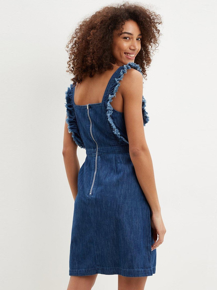 Dorothy perkins denim pinafore dress clearance