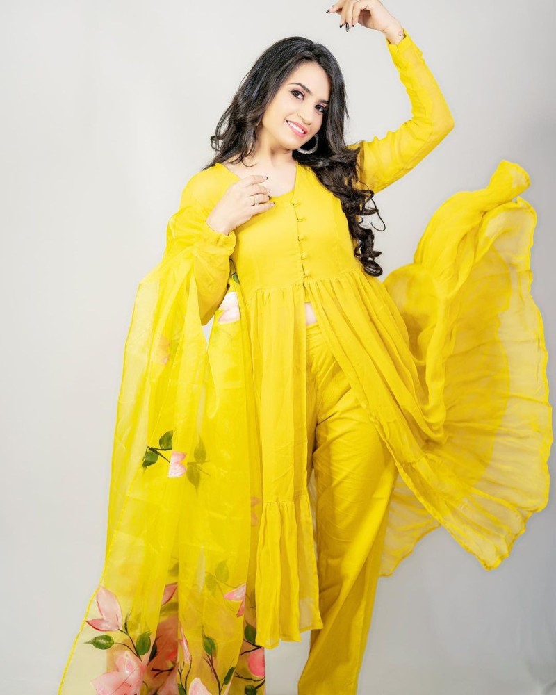 Yellow kurti store flipkart