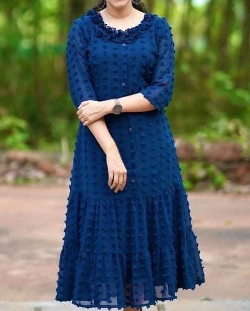 Blue on sale gown flipkart