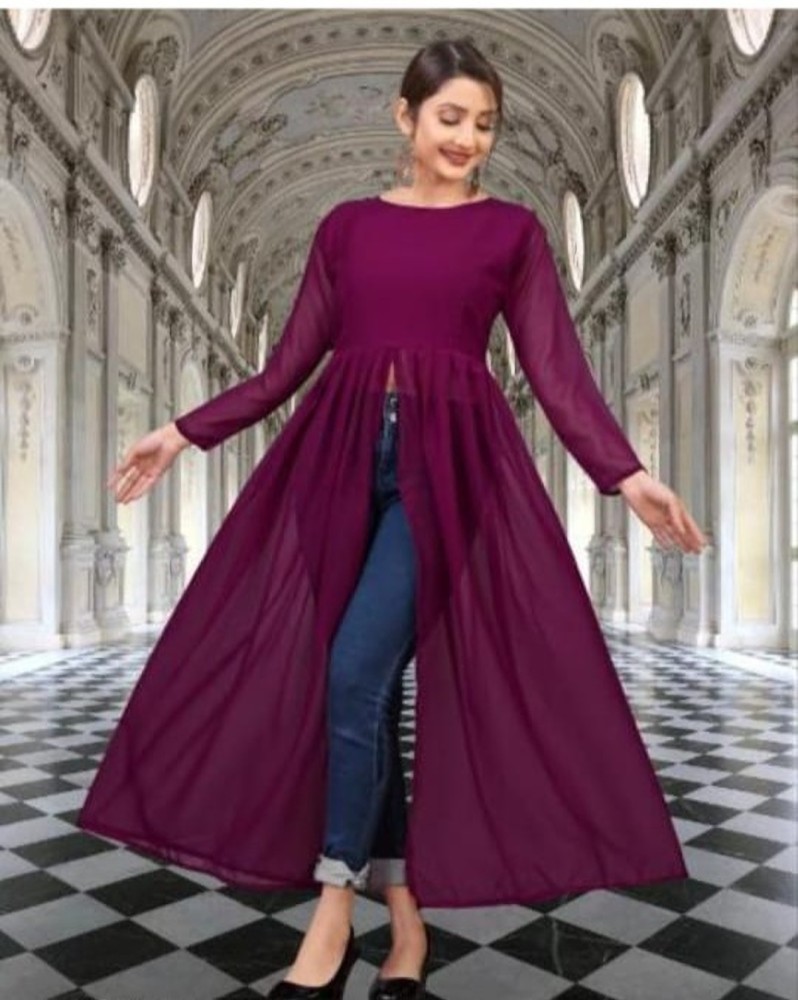 S R F Women Fit and Flare Purple Dress Buy S R F Women Fit and Flare Purple Dress Online at Best Prices in India Flipkart