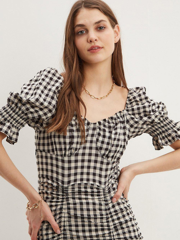 Dorothy perkins tartan dress discount