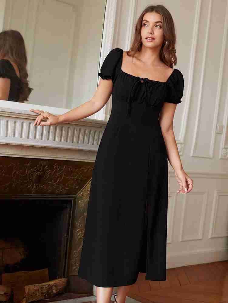 Womens black party dress 2025