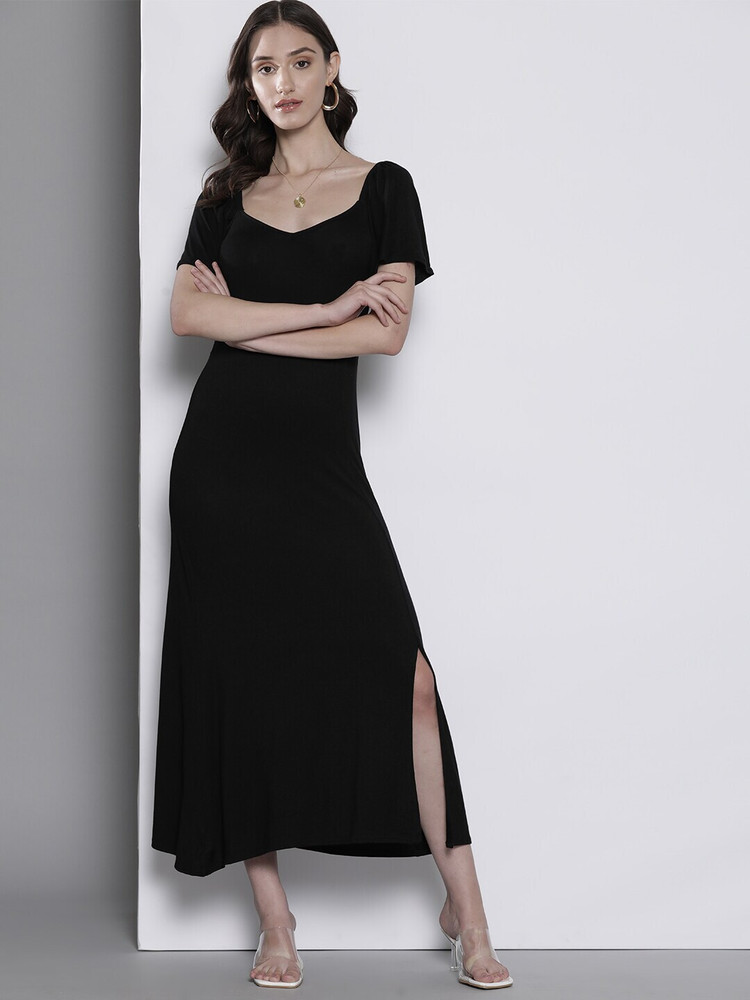 DOROTHY PERKINS Women Maxi Black Dress Buy DOROTHY PERKINS Women Maxi Black Dress Online at Best Prices in India Flipkart