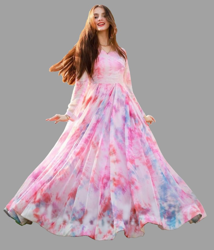 Flipkart long 2025 maxi dress