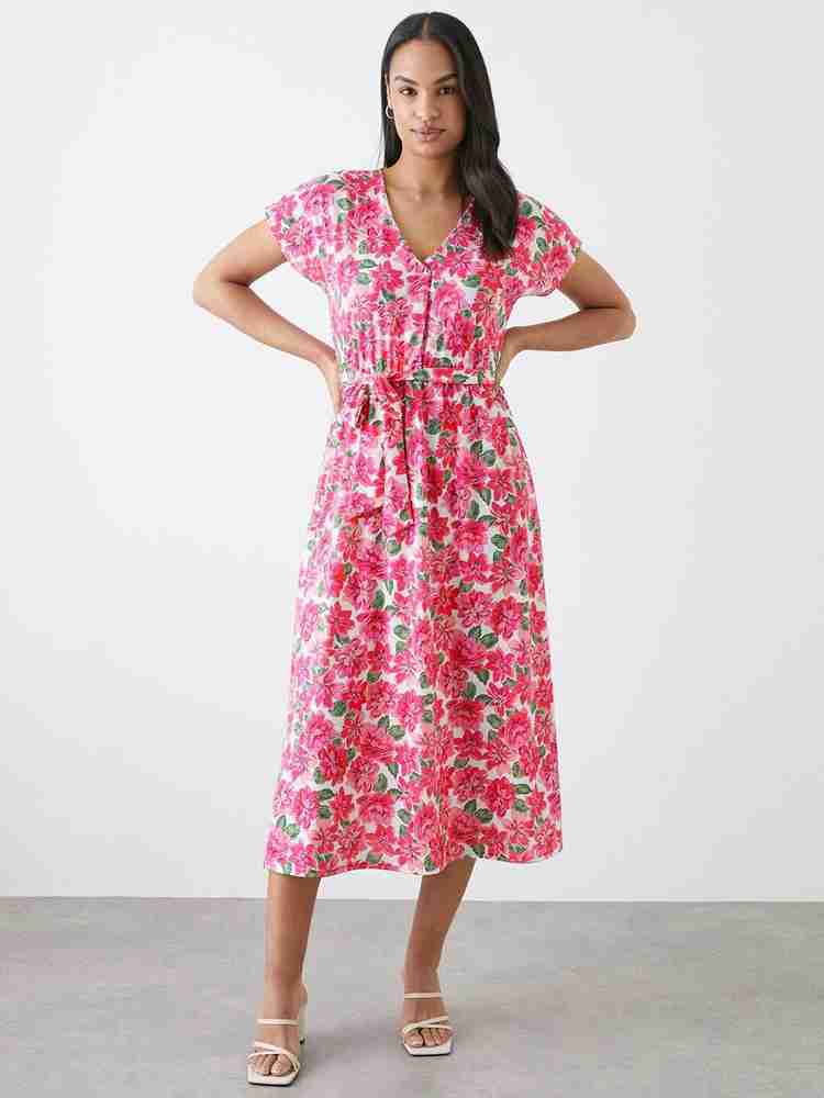 DOROTHY PERKINS Women A line Pink Dress Buy DOROTHY PERKINS Women A line Pink Dress Online at Best Prices in India Flipkart