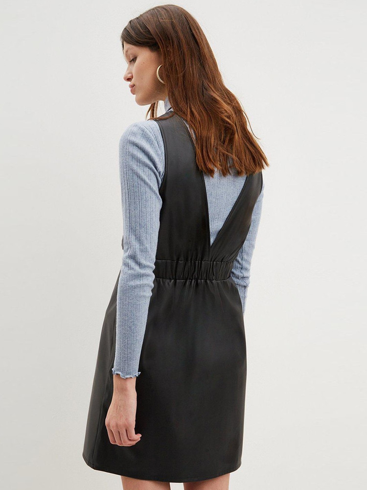 DOROTHY PERKINS Women Pinafore Black Dress Buy DOROTHY PERKINS