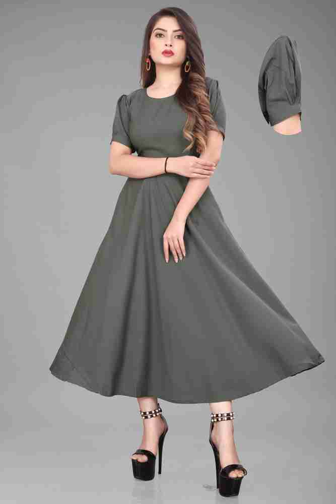Grey dress for hot sale women