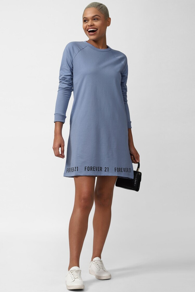 FOREVER 21 Women A line Blue Dress Buy FOREVER 21 Women A line Blue Dress Online at Best Prices in India Flipkart