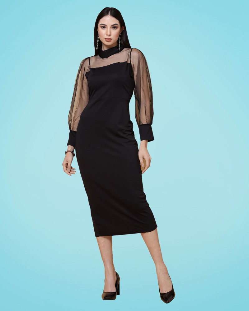 Midi dress online on sale flipkart