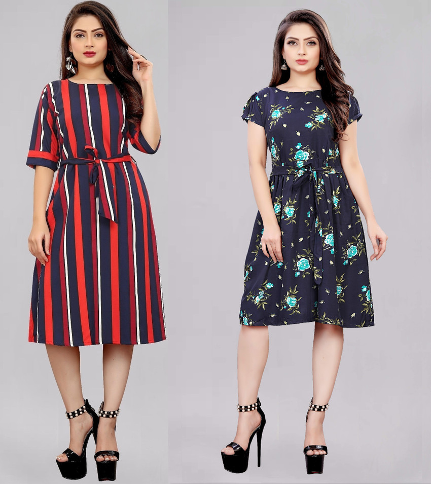 Modli 20 Fashion Women Skater Red Dress Buy Modli 20 Fashion