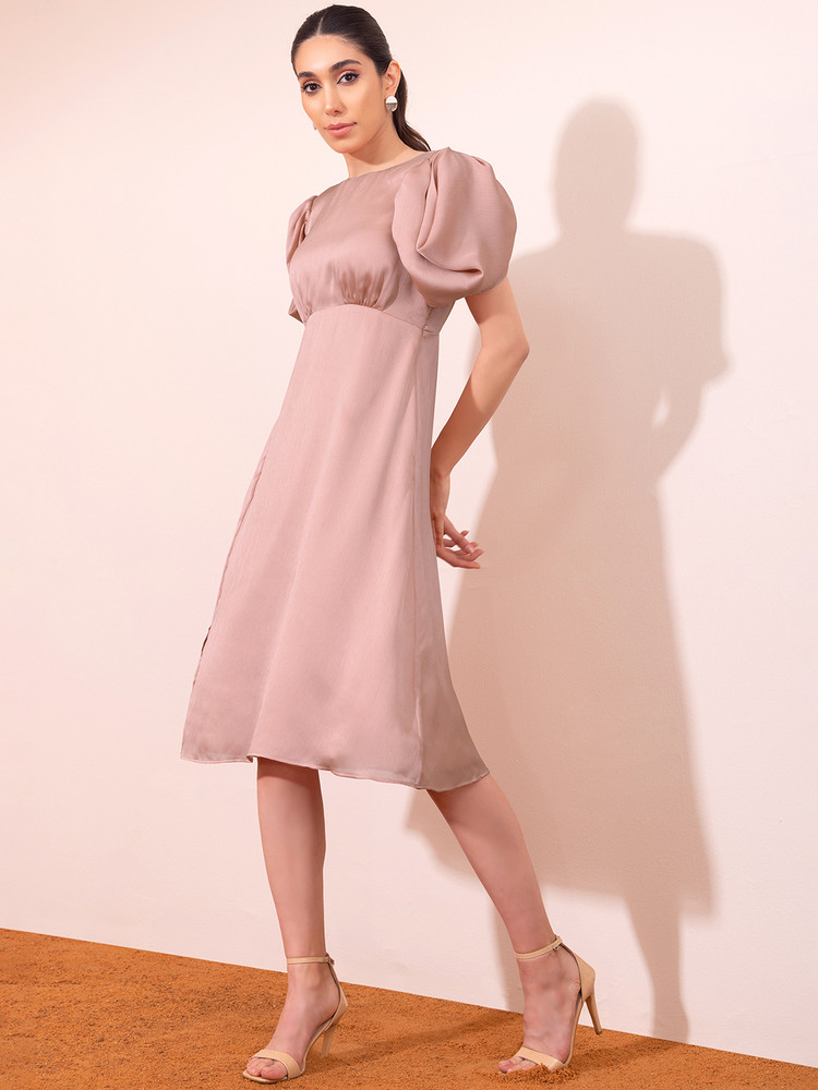 FABALLEY Women Empire Waist Pink Dress Buy FABALLEY Women Empire Waist Pink Dress Online at Best Prices in India Flipkart