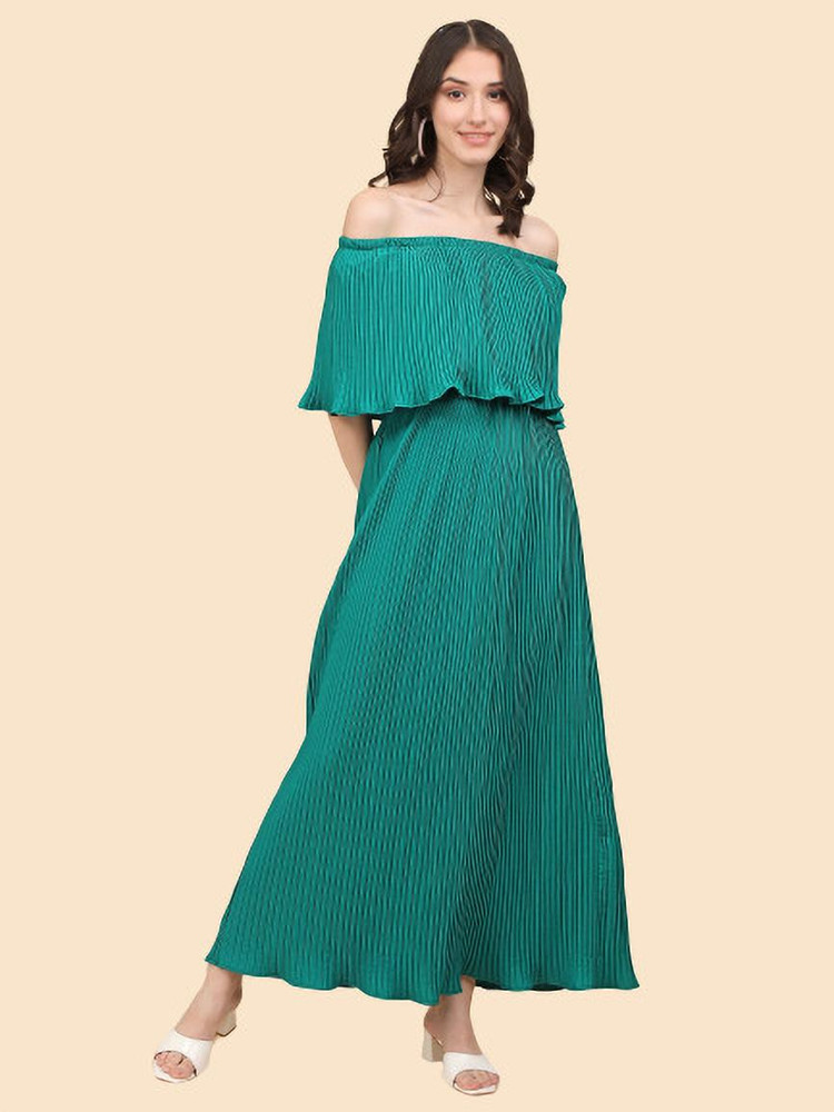 URBAN LUXE Women A line Green Dress Flipkart