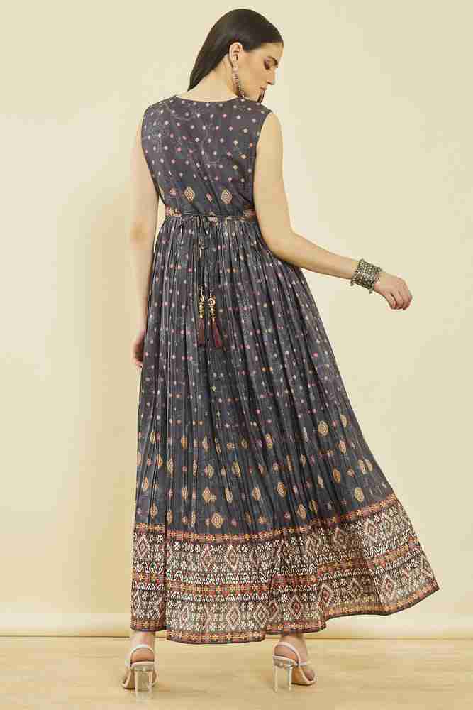 soch Women Pleated Multicolor Dress Buy soch Women Pleated