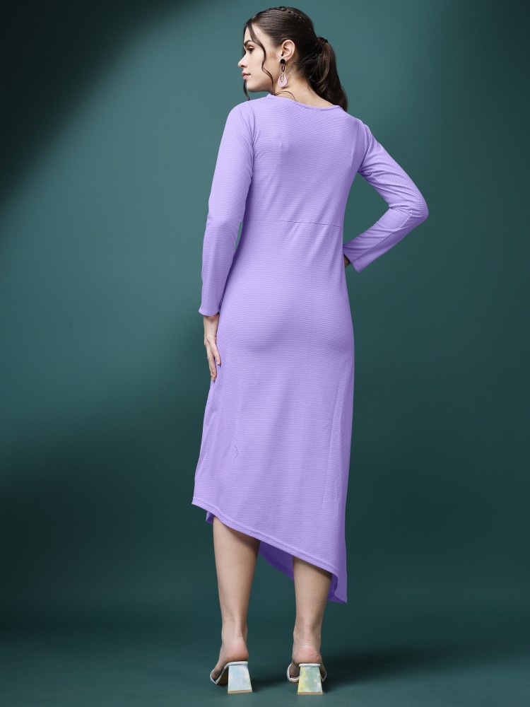 Buy Lavender Dresses for Women by Purvaja Online