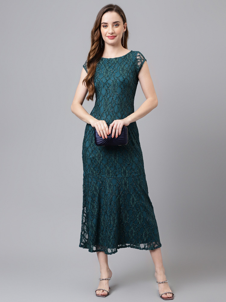 LATIN QUARTERS Women Maxi Dark Green Dress Buy LATIN QUARTERS Women Maxi Dark Green Dress Online at Best Prices in India Flipkart
