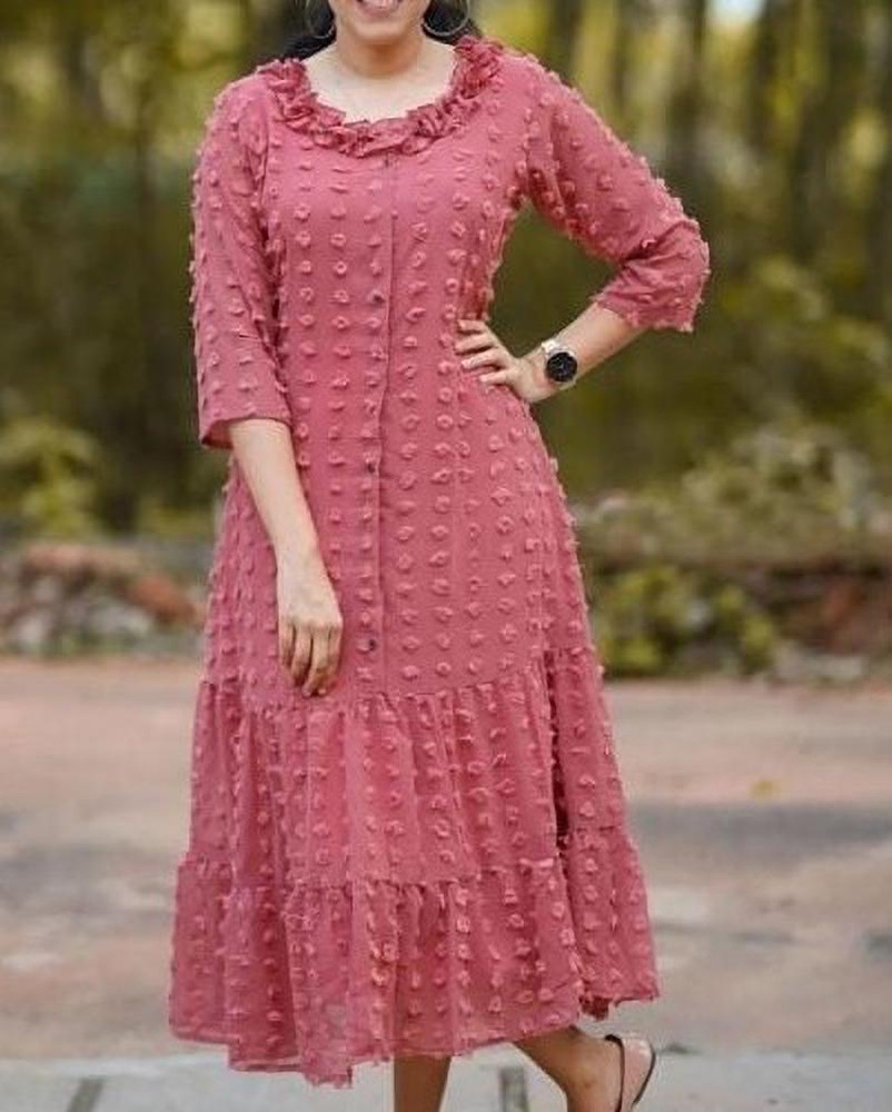Deeva fashions Women Gown Pink Dress Buy Deeva fashions Women