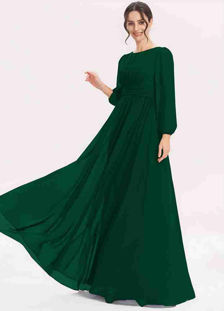 Buy Green Dresses & Gowns for Women by FEMVY Online