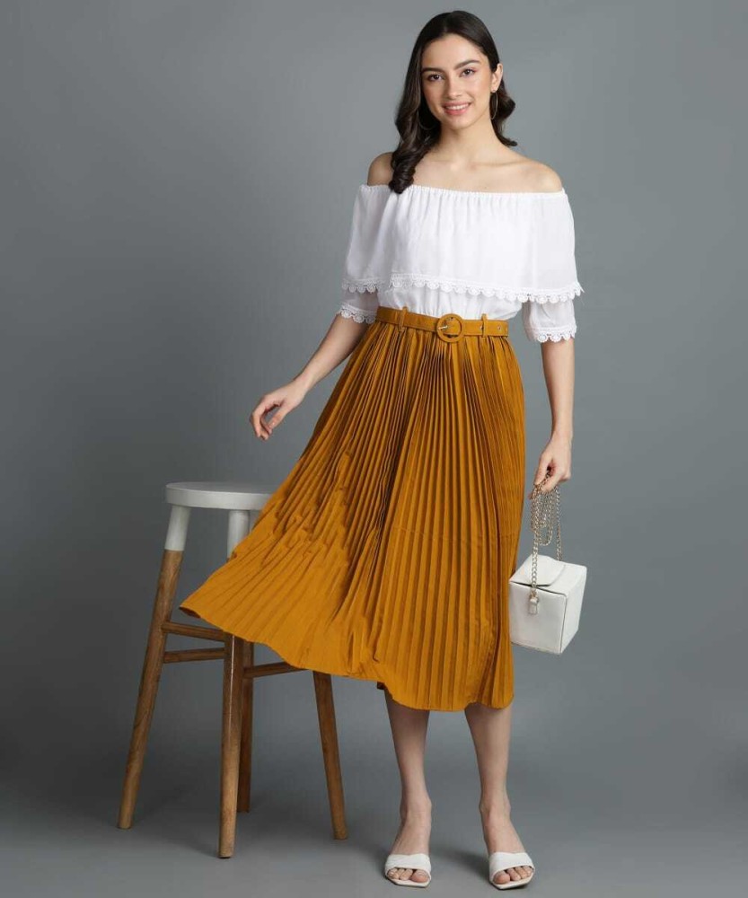 Flipkart midi outlet skirt