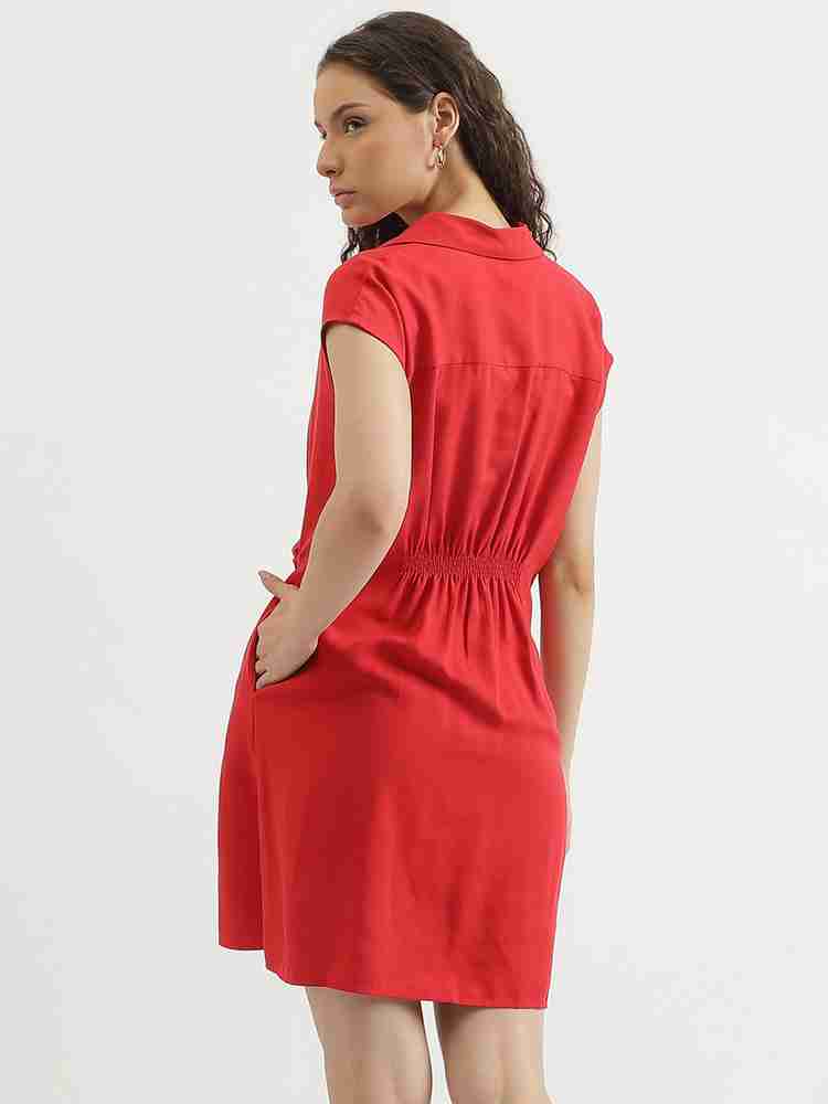Benetton red dress online
