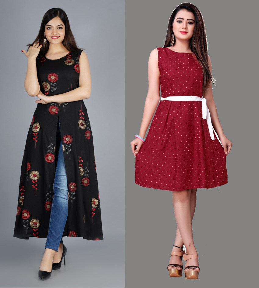 Modli 20 Fashion Women Fit and Flare Red Dress Buy Modli 20 Fashion Women Fit and Flare Red Dress Online at Best Prices in India Flipkart