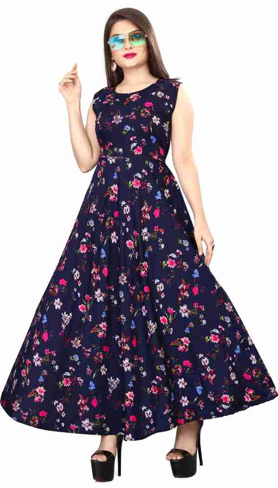 Flipkart long frocks hotsell