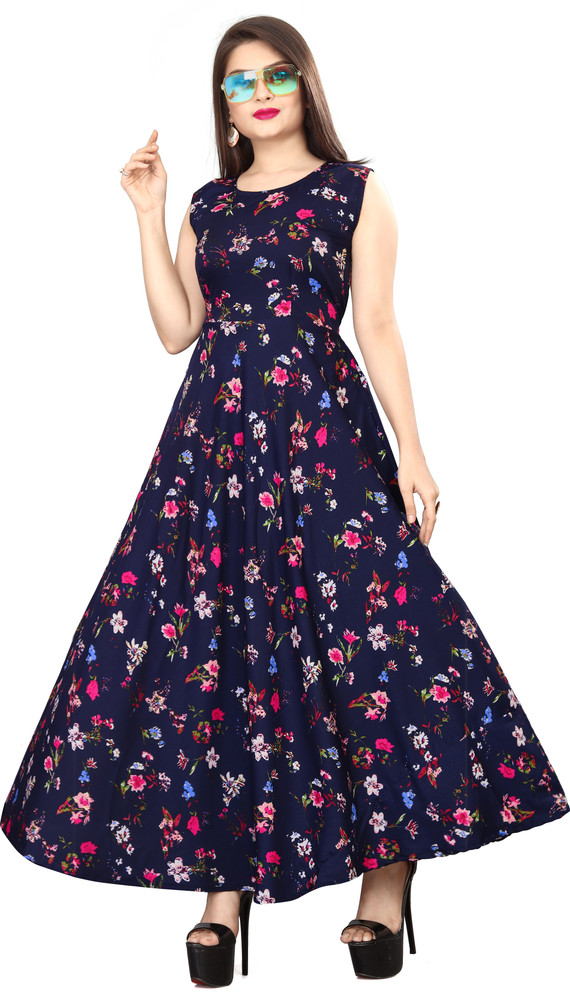 Flipkart long frocks store