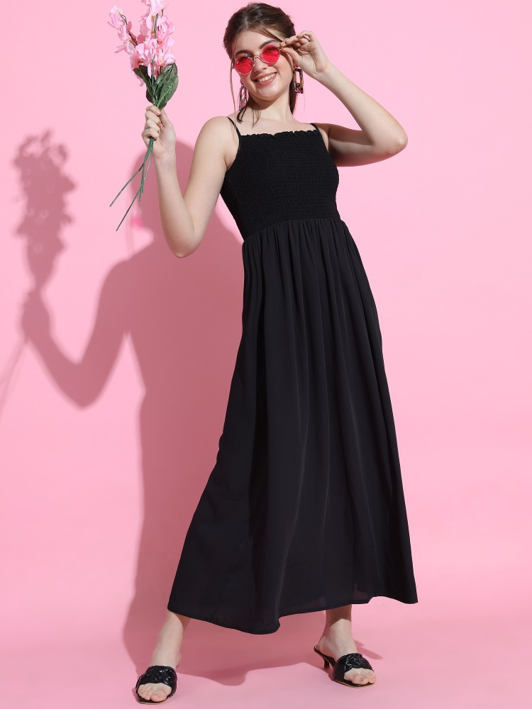 Tokyo talkies sale black maxi dress