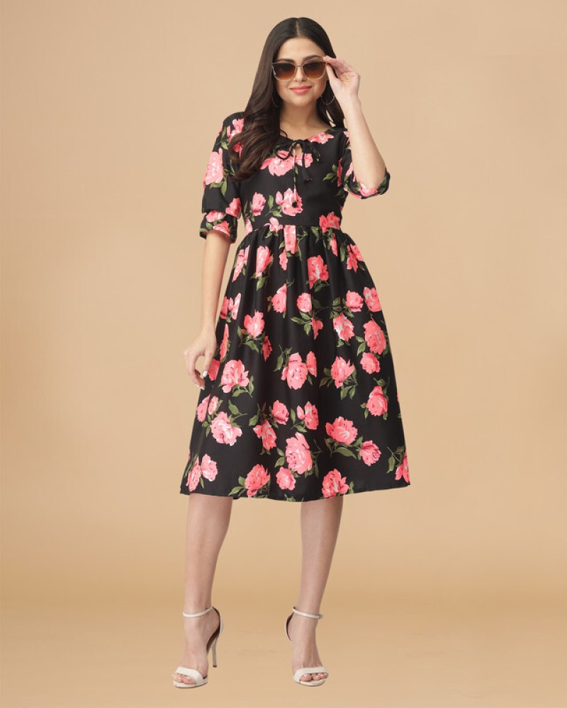 Midi store dress flipkart