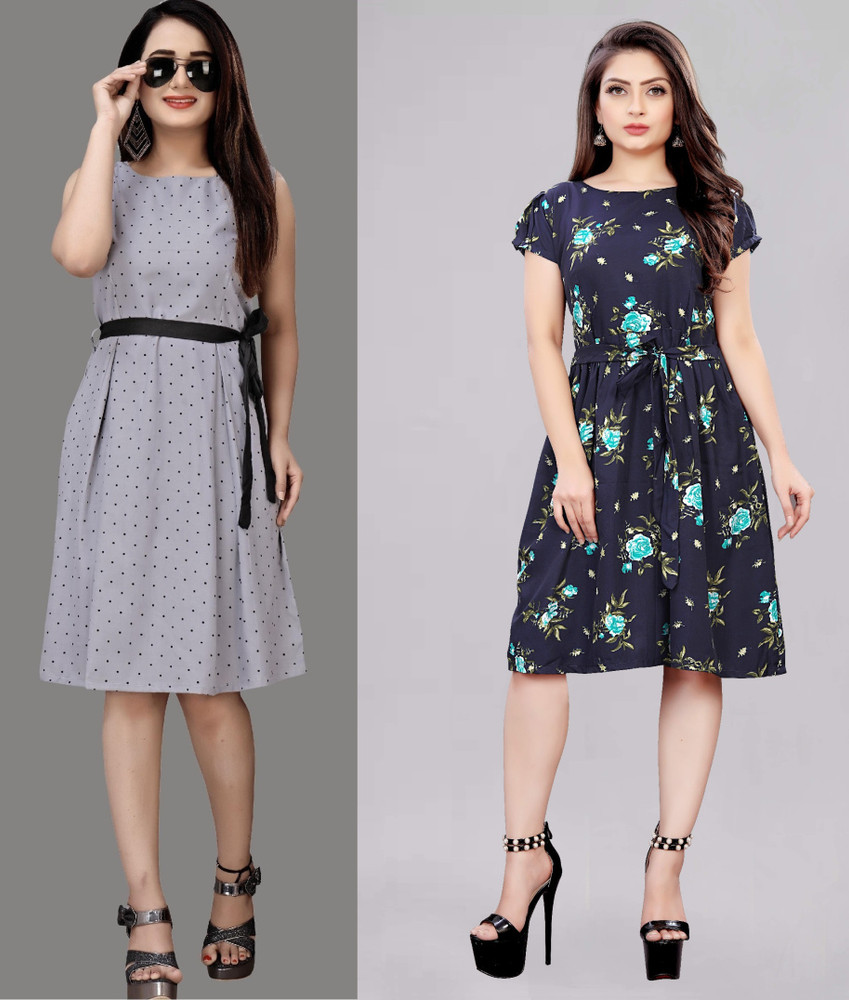 Modli 20 Fashion Women Skater Grey Dress Buy Modli 20 Fashion Women Skater Grey Dress Online at Best Prices in India Flipkart