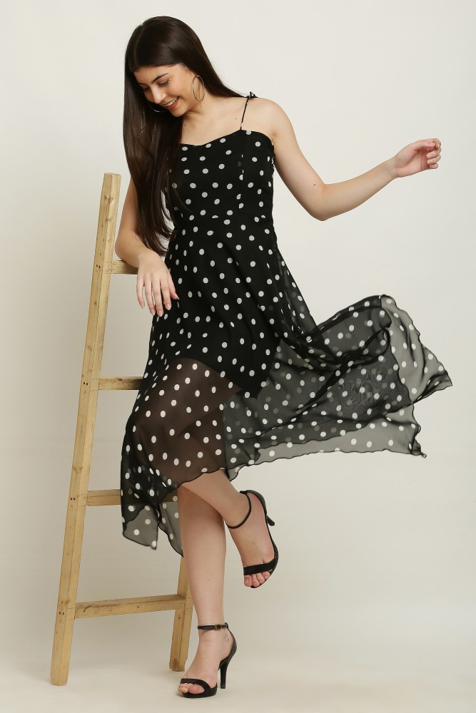 Saloni polka best sale dot dress