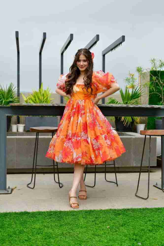 Flipkart store floral dresses