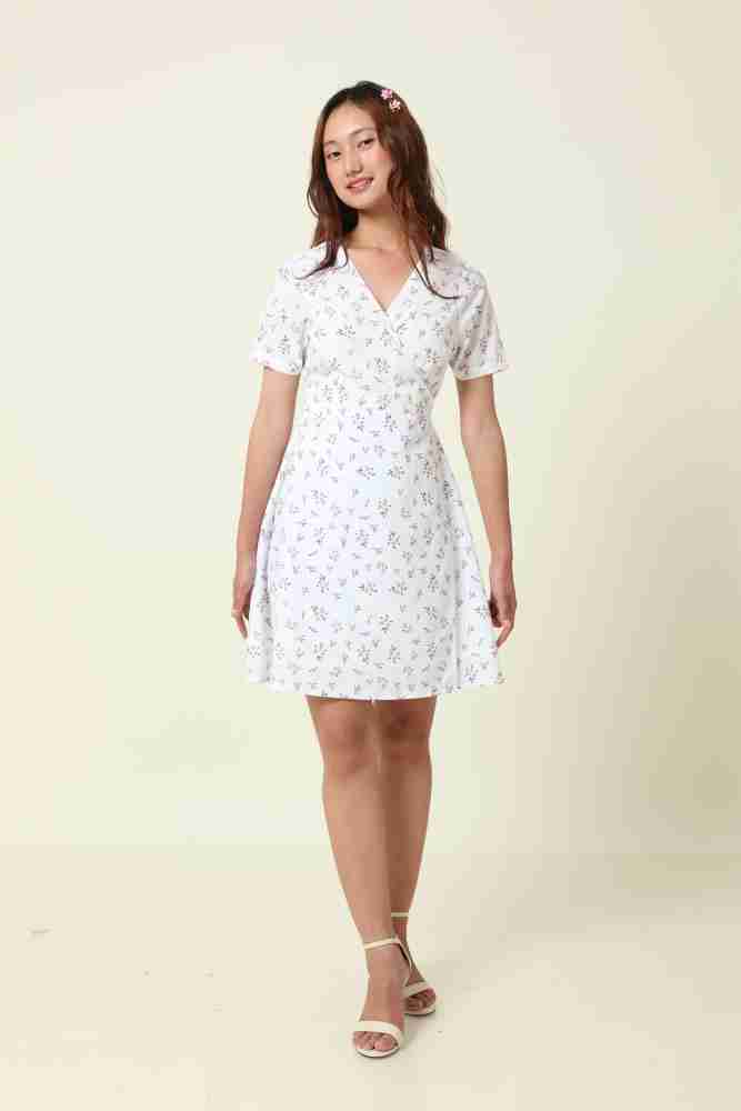 Warehouse daisy clearance mini tea dress