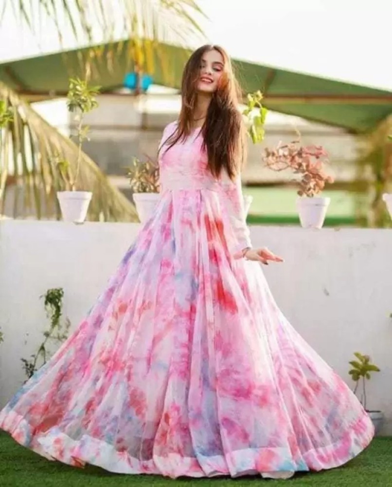 k fashion point Anarkali Gown Price in India  Buy k fashion point Anarkali Gown  online at Flipkartcom
