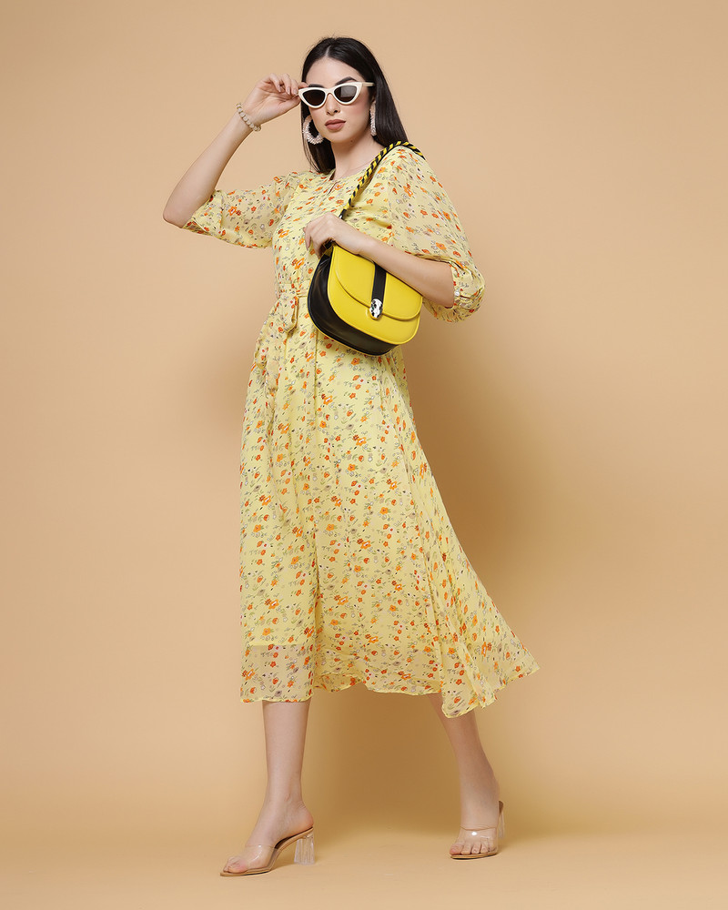 Midi dress online flipkart online