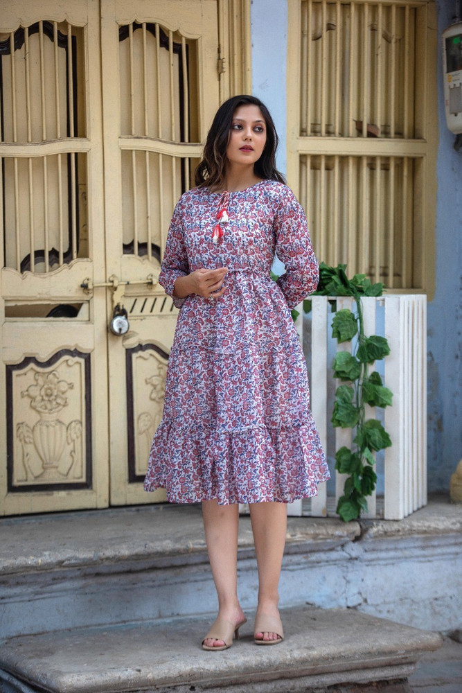 Nyara Boutique Women Ethnic Dress White Dress Buy Nyara Boutique