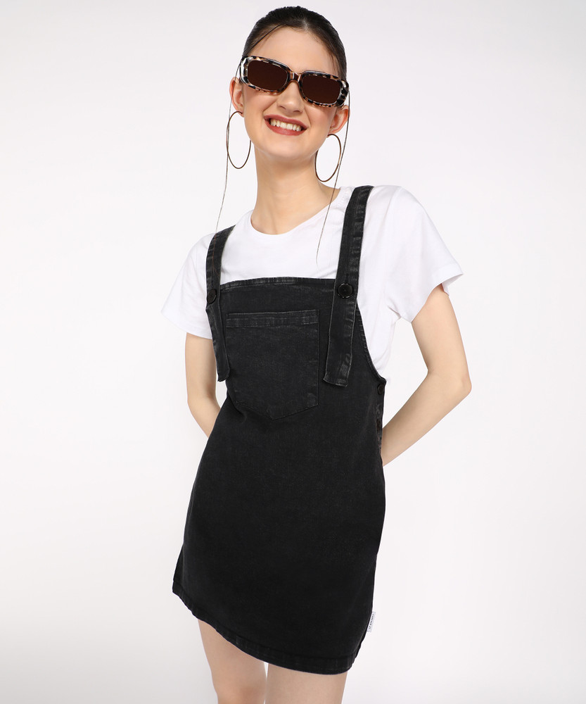 Forever 21 dungaree sales dress