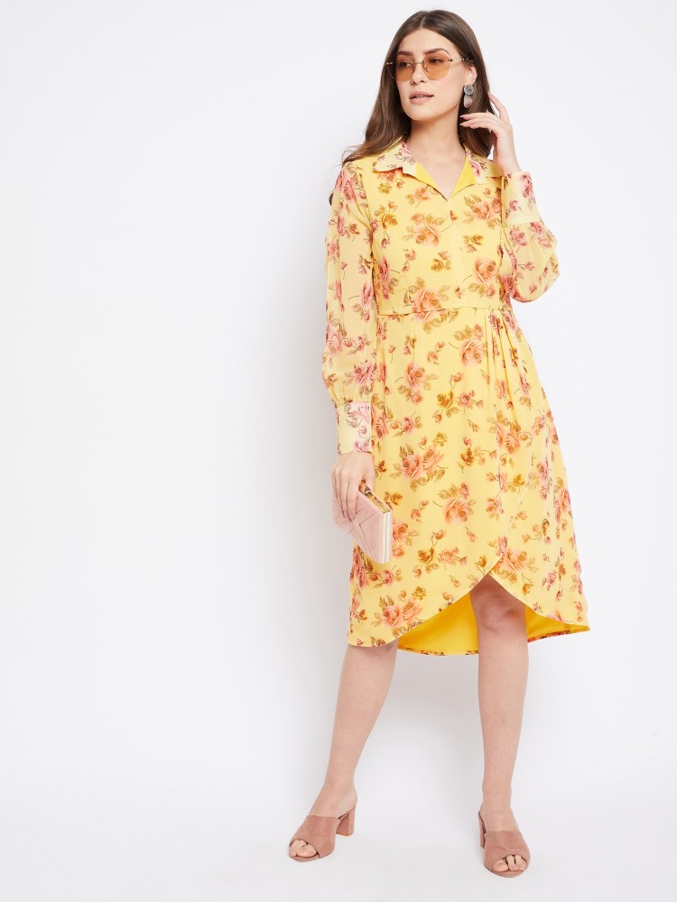 Buy Yellow Dresses for Women by Imfashini Online