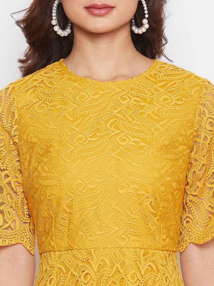 Buy Yellow Dresses for Women by Imfashini Online