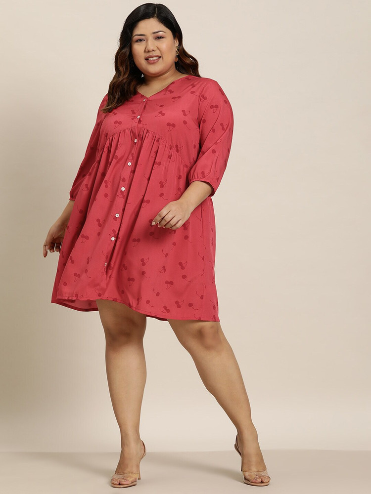 Sztori Women A line Red Dress Buy Sztori Women A line Red Dress Online at Best Prices in India Flipkart