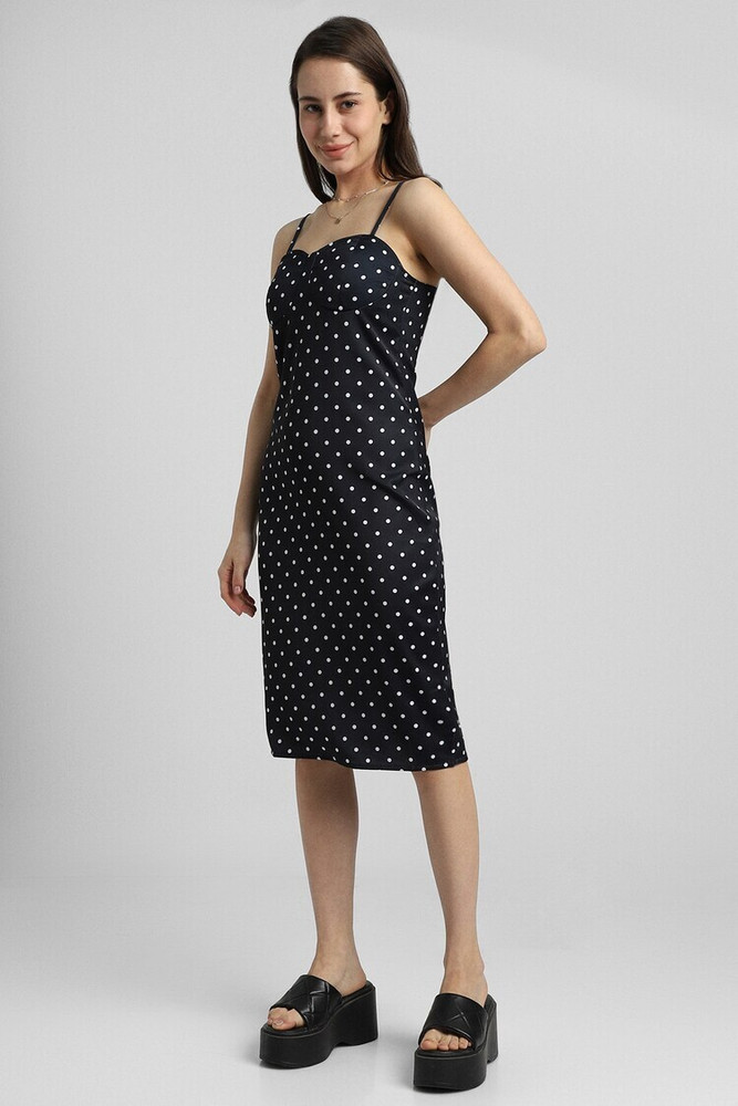 Forever 21 black and white hotsell polka dot dress