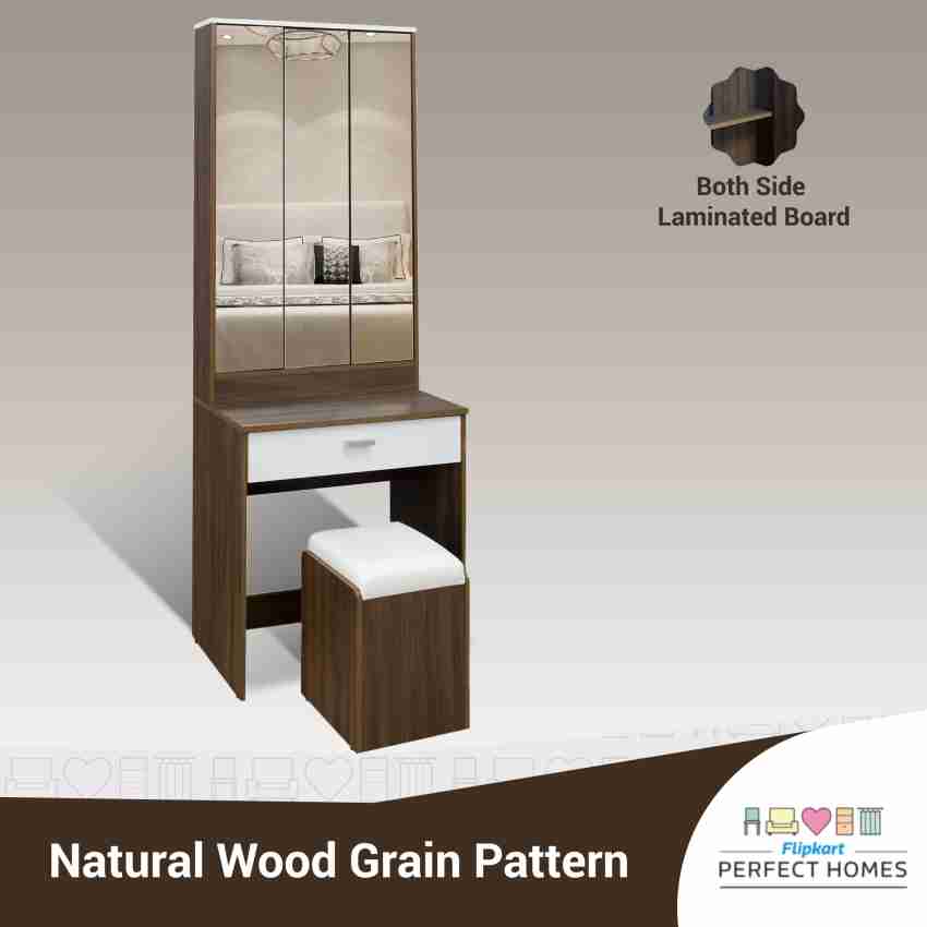 Flipkart Perfect Homes Siyona Engineered Wood Dressing Table Price