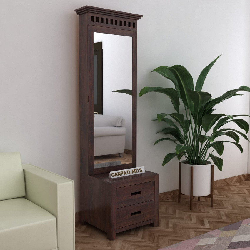 Ganpati Arts Premium Quality Sheesham Wood Dressing Table with Door Storage 1 Year Warranty Solid Wood Dressing Table Price in India Buy Ganpati Arts Premium Quality Sheesham Wood Dressing Table with ...