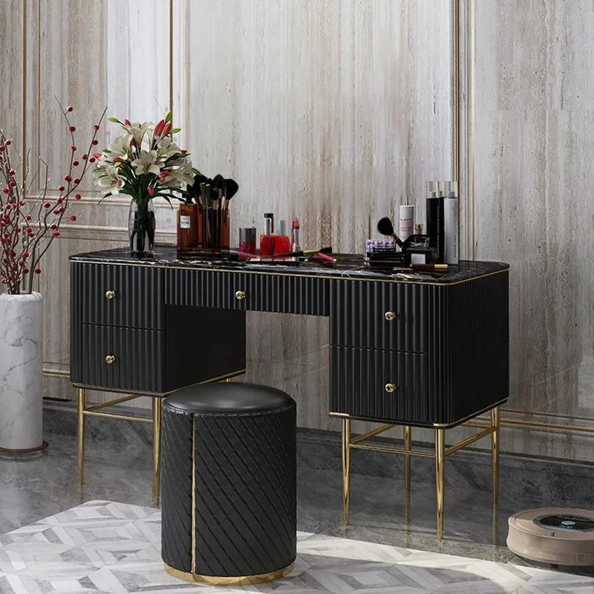 Black gold on sale dressing table