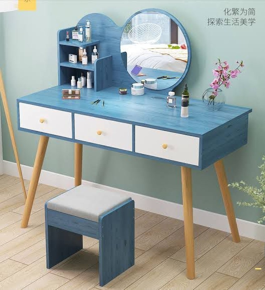 Light blue deals dressing table