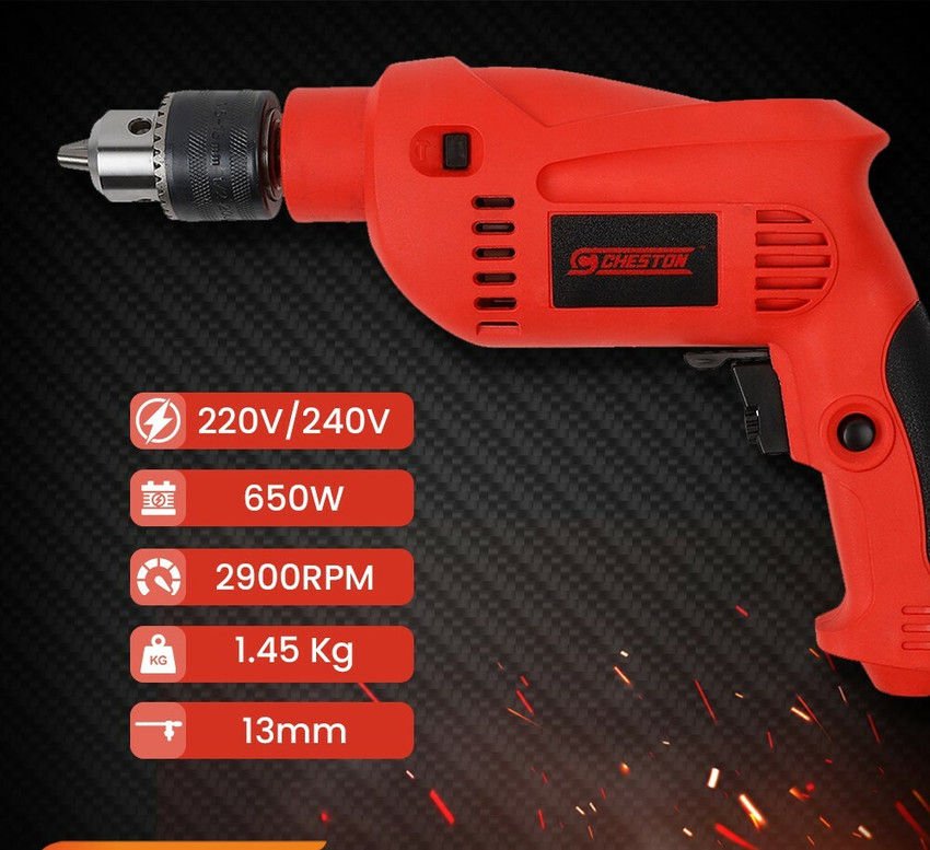 CHESTON 13mm Impact Machine Reversible Hammer Driver Variable