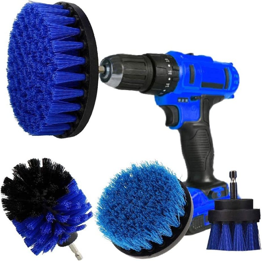 3 Pack Drill Brush Power Scrubber Cleaning Brush Attachment Set